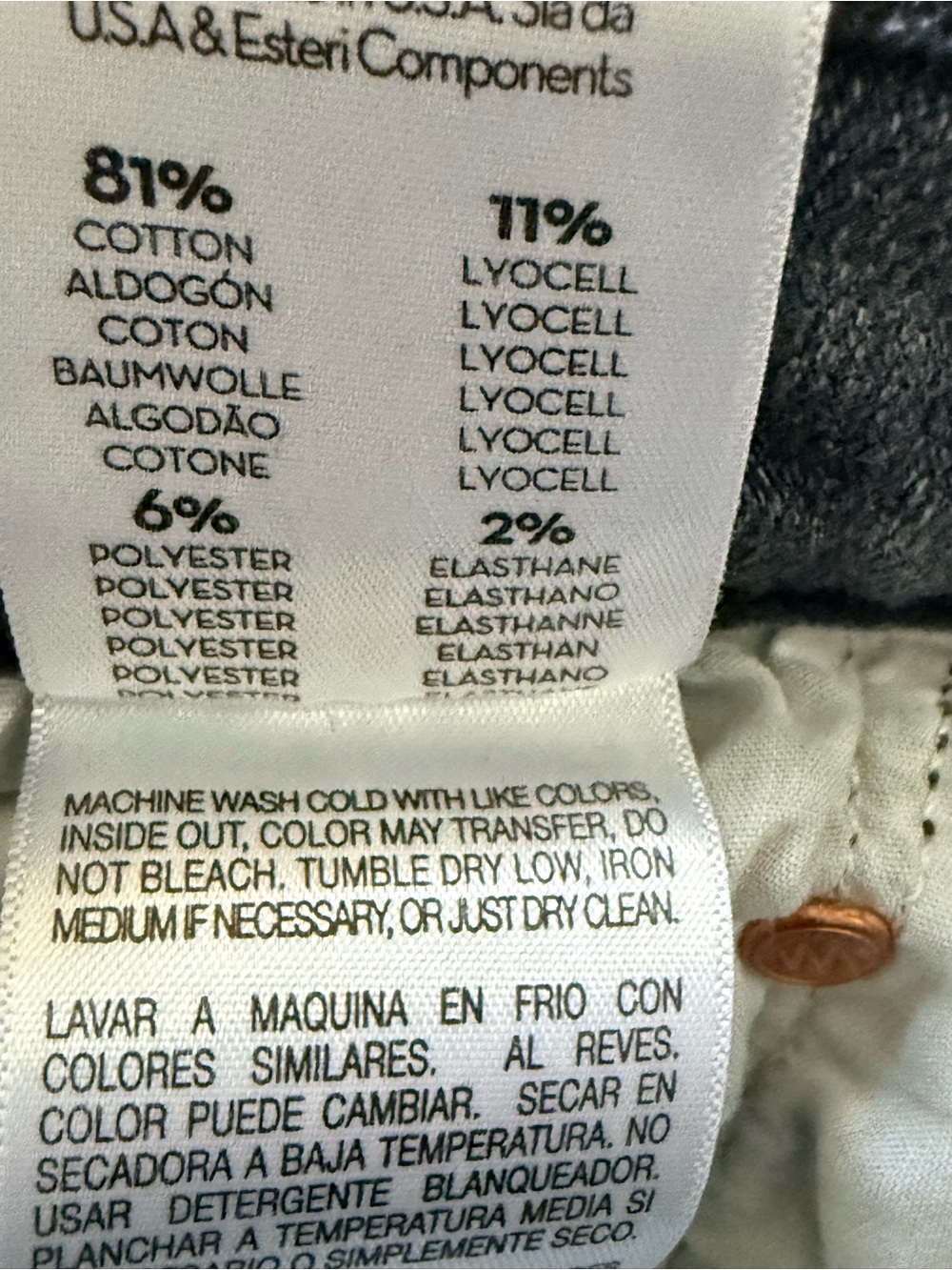 MOTHER THE TOMCAT ANKLE JEANS X MARKS THE SPOT Size 26 - Picture 11 of 12